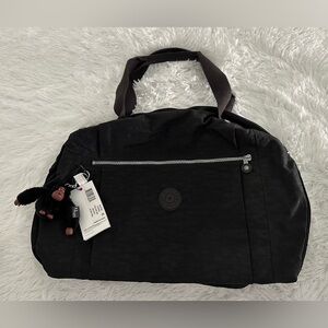 NWT Kipling SL4793 Black Ferra Weekender‎ Duffel Bag